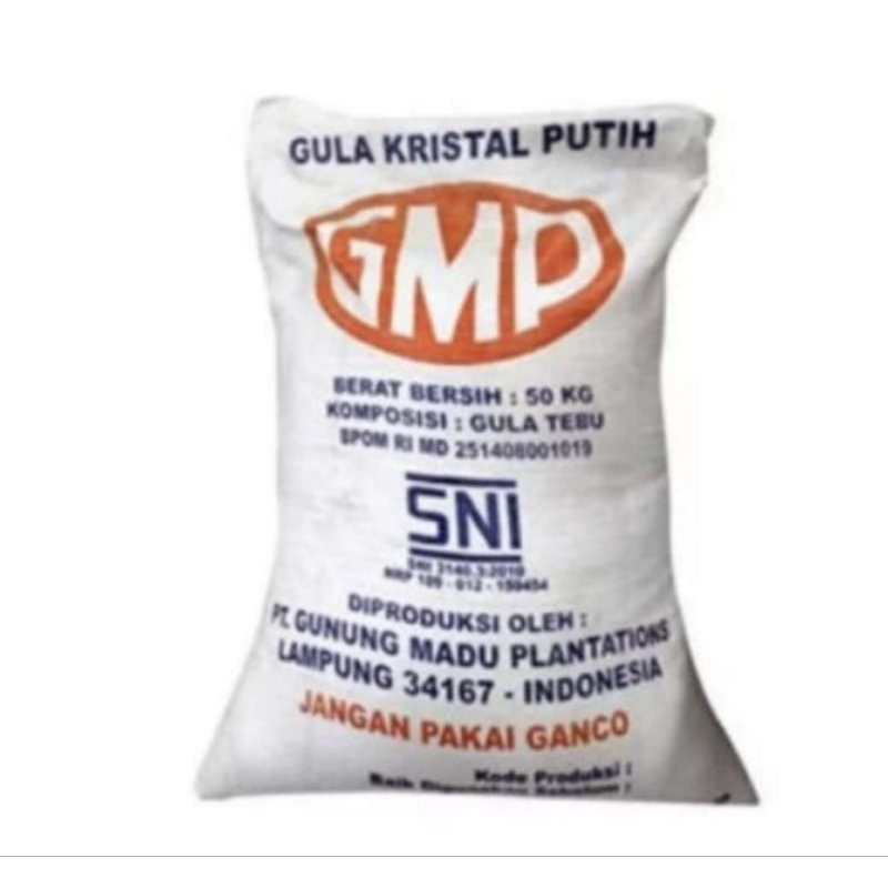 

GULA PASIR GMP 50 KG, GOJEK OR GRAB ONLY