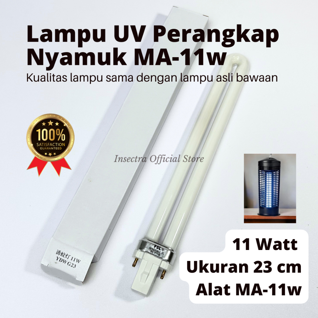 Lampu UV Perangkap Nyamuk 11 Watt PL FSL Refill KRISBOW INSECT MA-11W