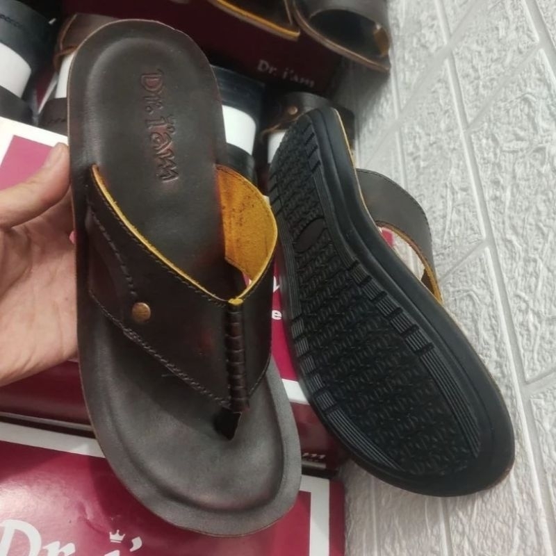 Sandal Jepit Pria Kulit Asli | Sandal Jepit Kulit Original
