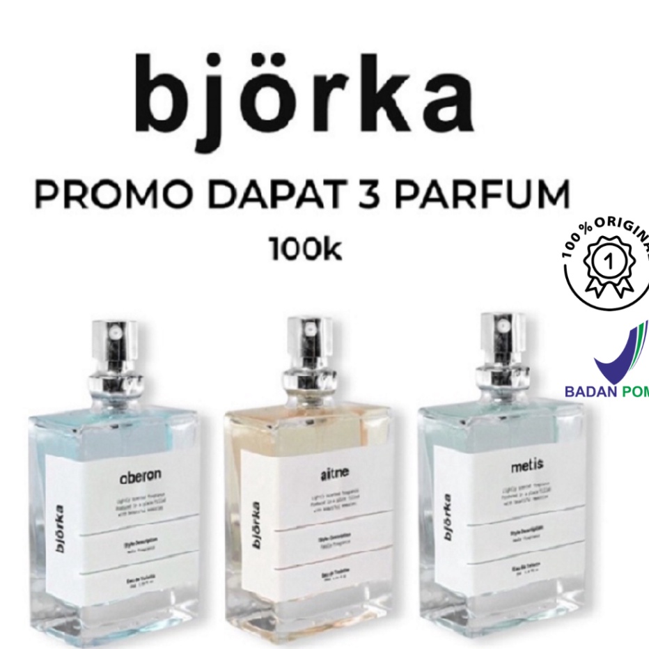 HOT Bjorka Parfum Official Original Pria Wanita Unisex Scandal