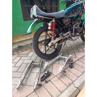 SWING Arm RK king model almunium dan besi /swing arm Yamaha RX king YA