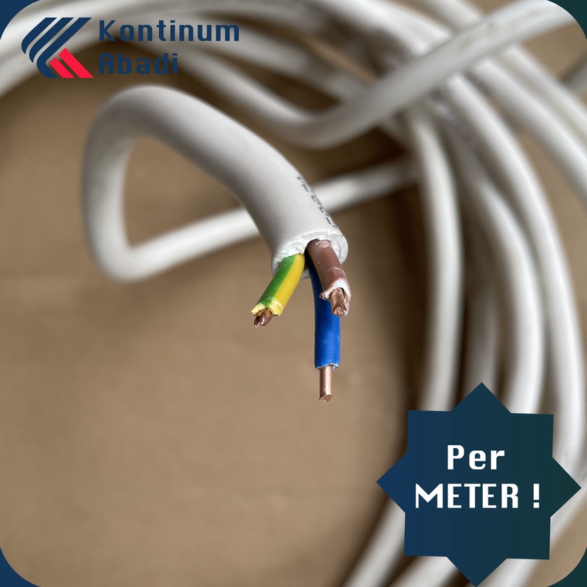 NO KABEL LISTRIK SUPREME NYM 3 x 25 mm 3 x 25 mm KAWAT  per METER