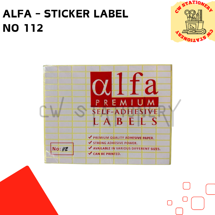 

Alfa - Sticker Stiker Label Nama Harga Undangan no 112