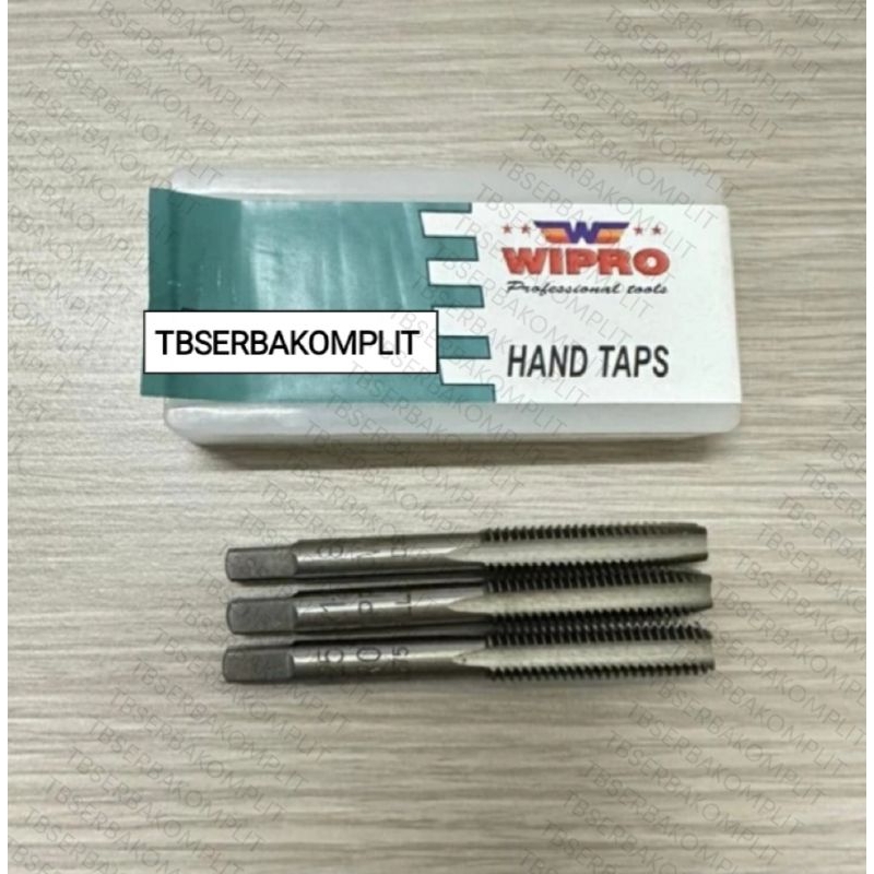 Handtap Wipro M2x0.4 / M3x0.5 / M4x0.7 / M5x0.8 M6x0.5 M6x0.75 6x1.0 M6x1.25 M7x0.5 M7x0.75 M7x1.0 H