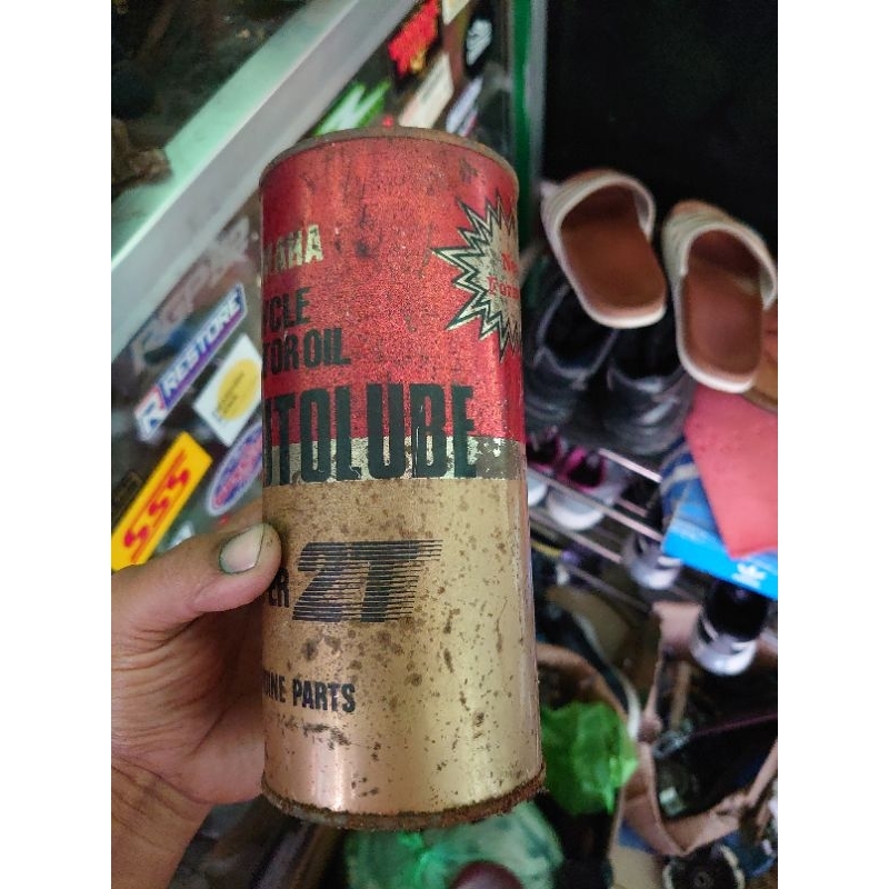 oli Yamalube lawas jadul kaleng