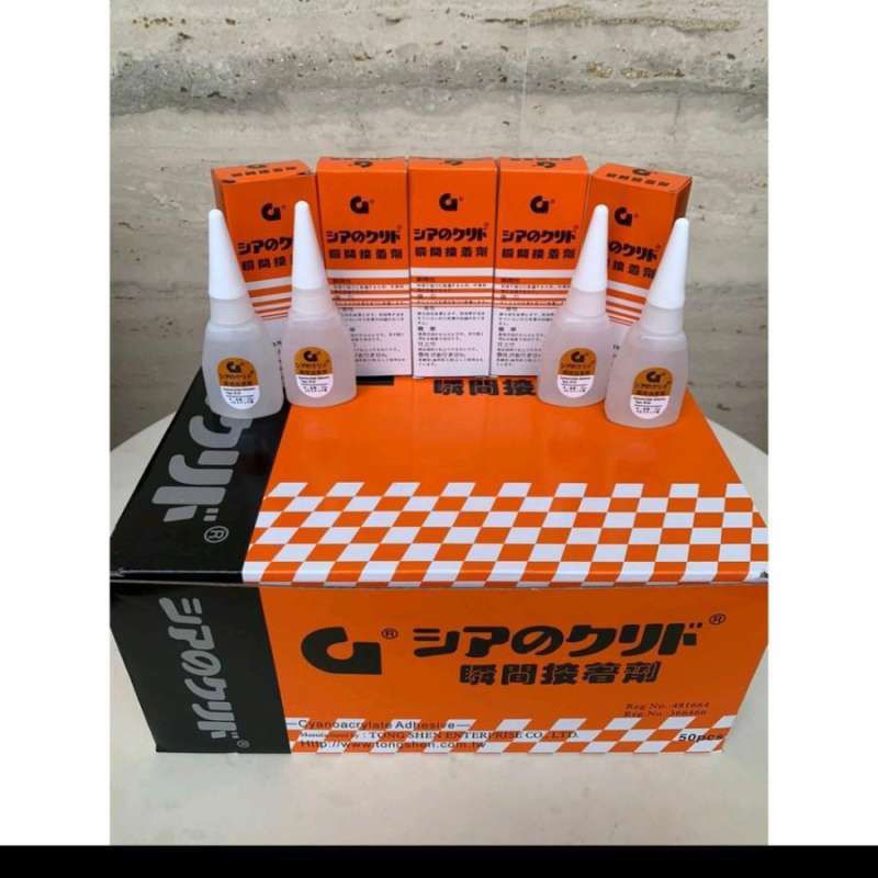 

Lem G Serbaguna Super Glue / Lem G Korea Super Rekat perbox isi 50 Pcs