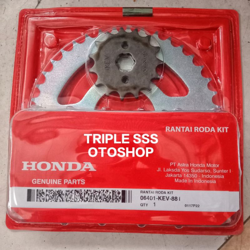 GEAR SET ORIGINAL ORI ASLI AHM HONDA GENUINE SUPRA LAMA / SUPRA X / SUPRA FIT LAMA