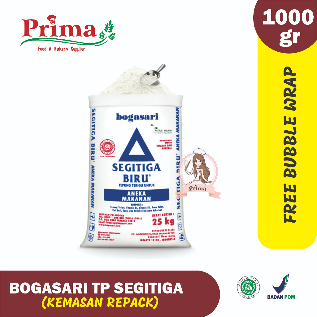 

Tepung Segitiga 1KG (Kemasan Repack)