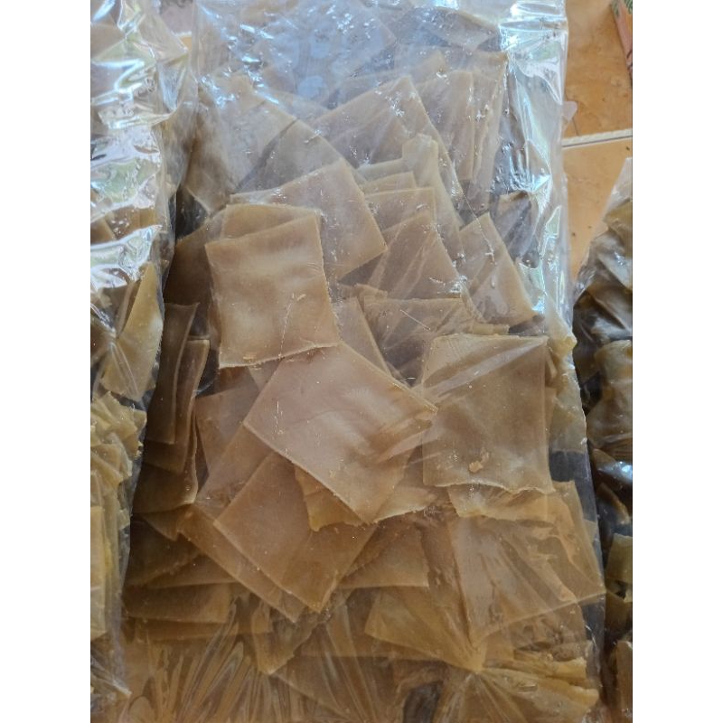

krupuk pipih dan krupuk iris 1 bungkus 5 Kg