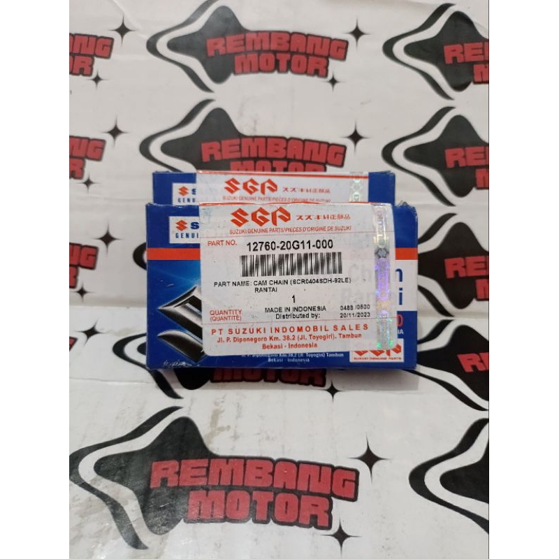 N RANTAI KETENG KAMRAT SGP SHOGUN 125 ORIGINAL 12760-20G11-000