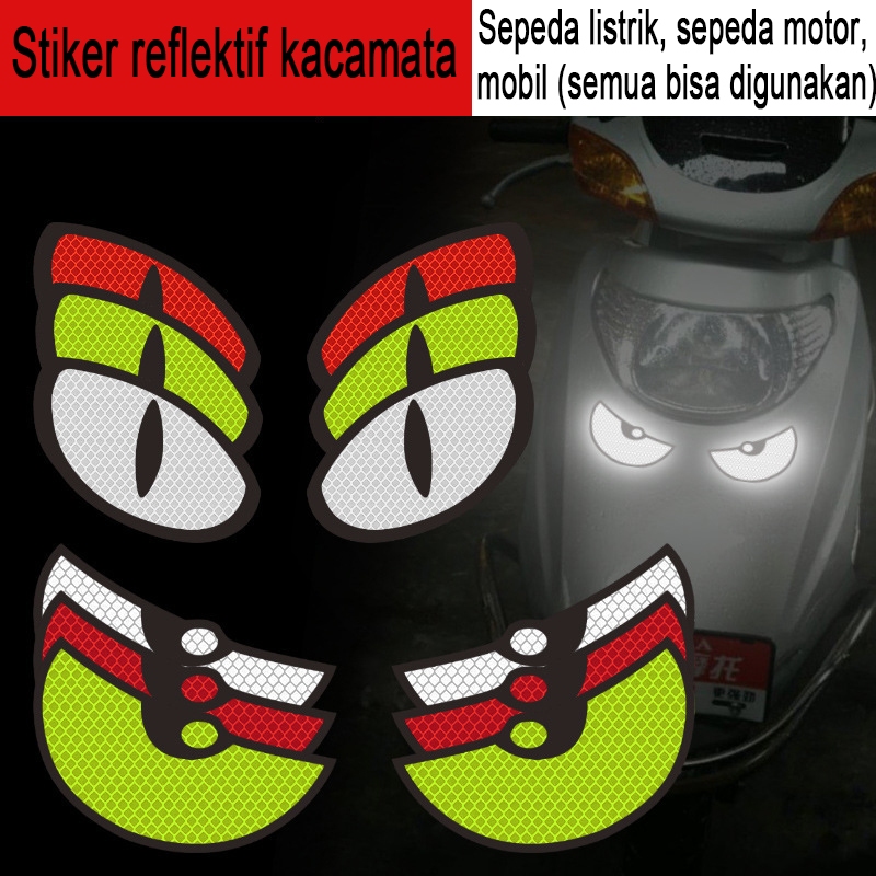 Stiker motor/Stiker sepeda listrik/Stiker belakang mobil/Stiker keren untuk mobil