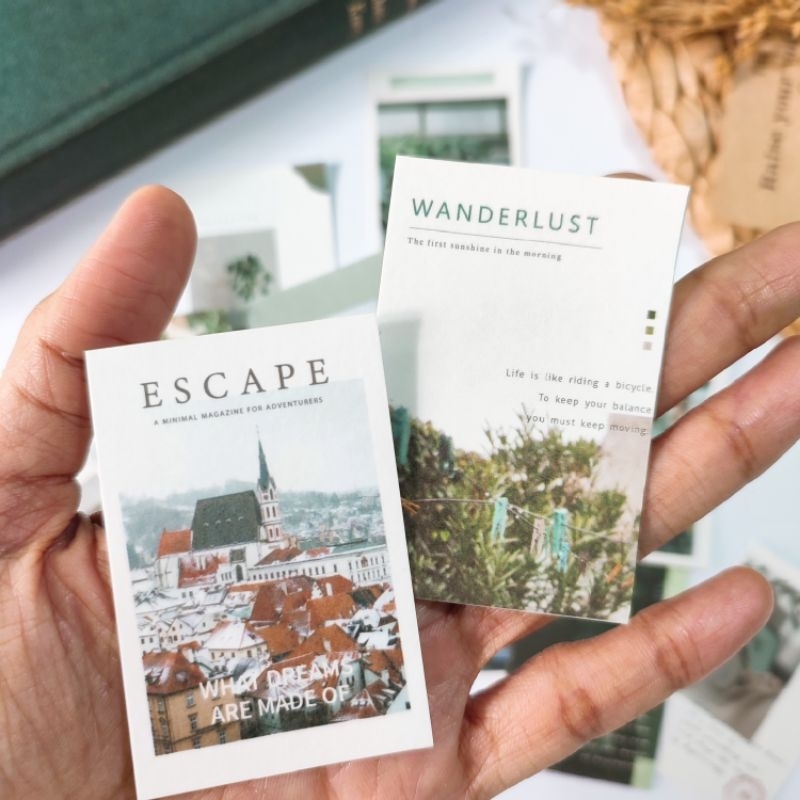

WASHI STIKER JOURNALING WANDERLUST