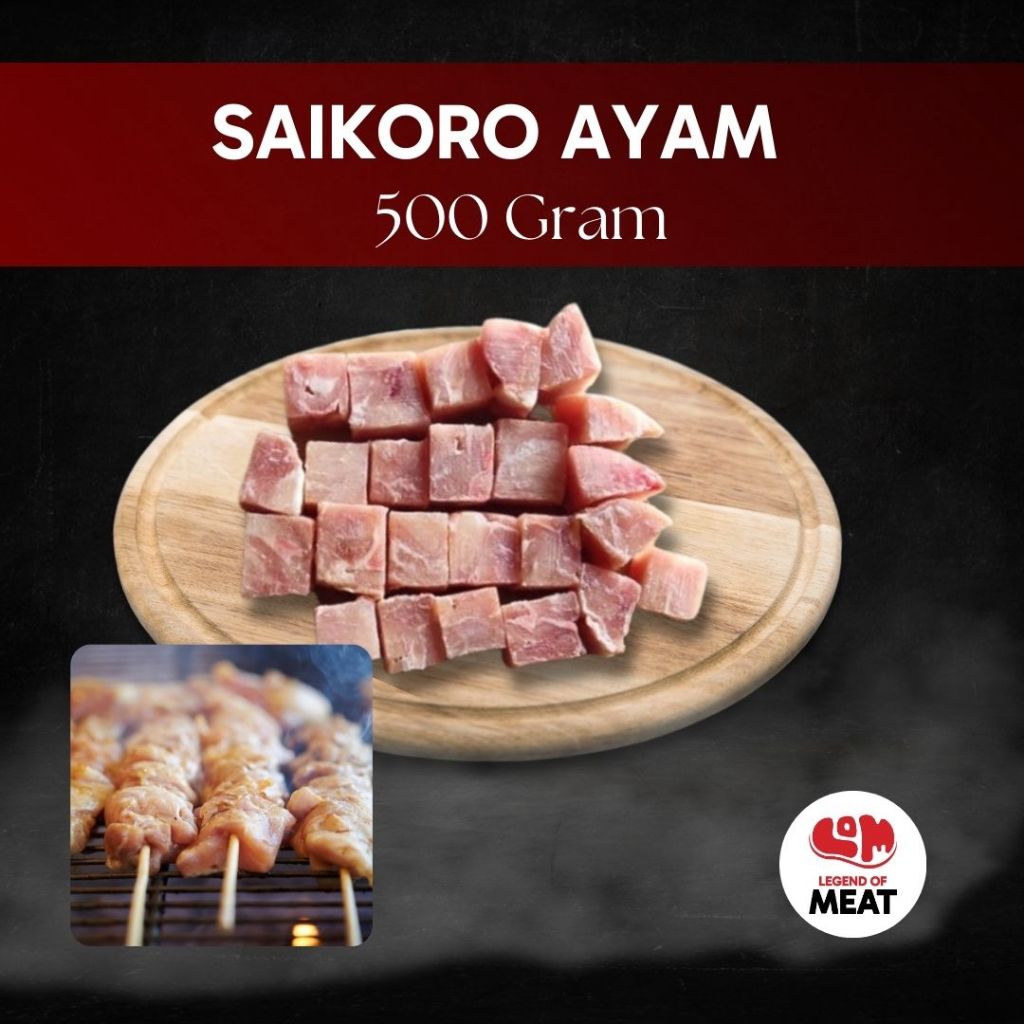 

Saikoro Ayam/Chicken Saikoro/Daging Ayam Potong Dadu 500 Gram