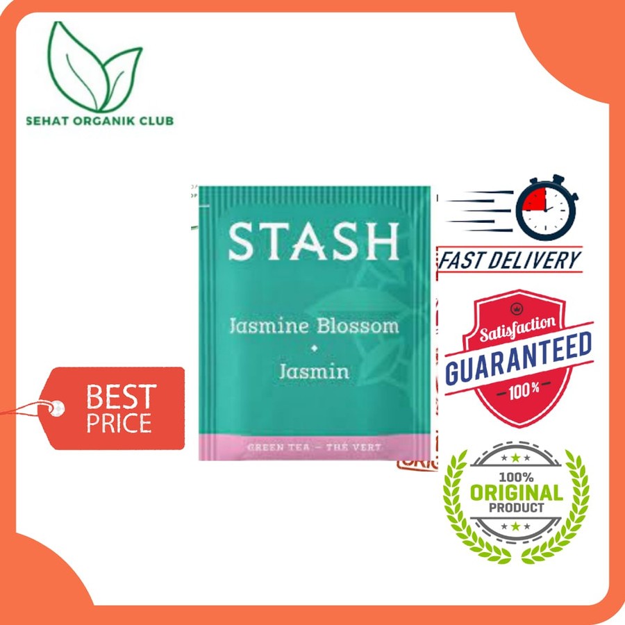 

Stash Tea Teh Green Tea Jasmine Blossom 1 Sachet