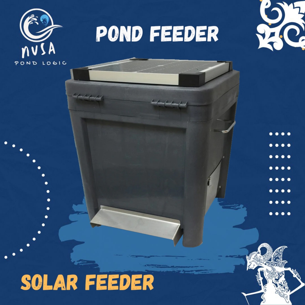 Solar Automatic Pond Feeder Automatic Fish Feeder Koi Pond