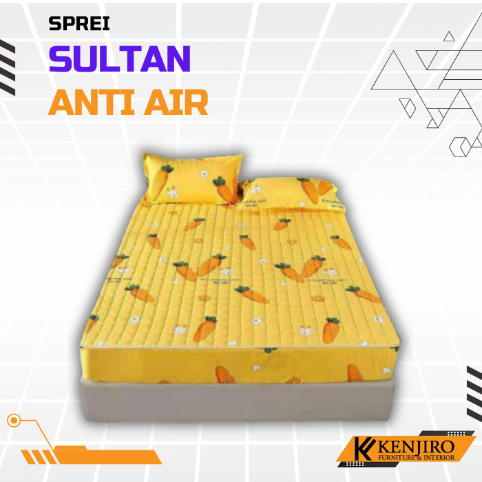 Sprei Sultan Waterproof Anti Air Sprei Karakter Tebal