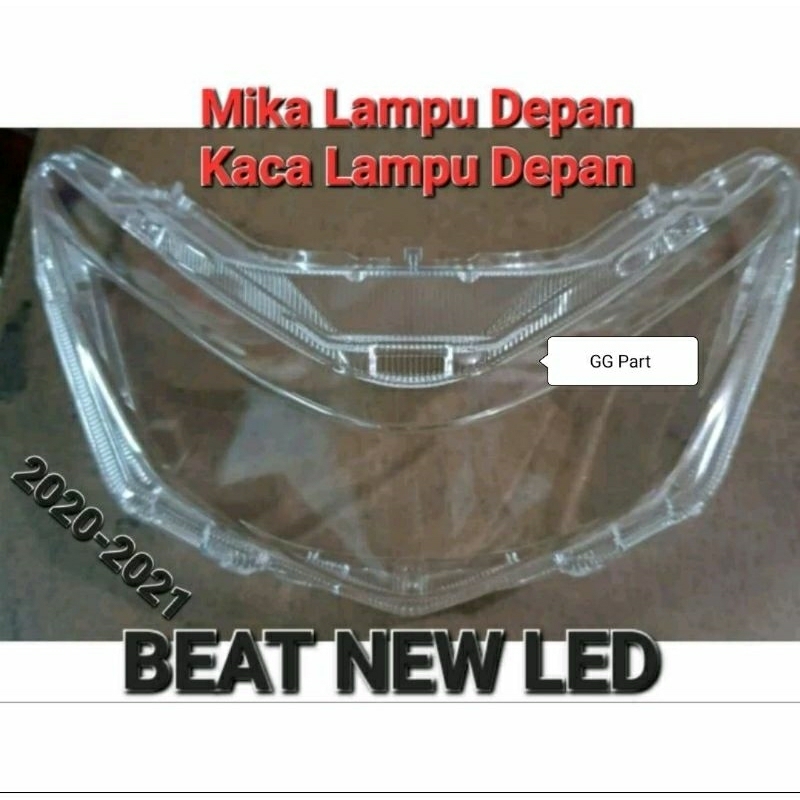 Mika Kaca Lampu Depan Semua Sepeda Motor Honda BEAT KARBU | BEAT F1 | BEAT ESP 2016 | BEAT POP | BEAT NEW LED