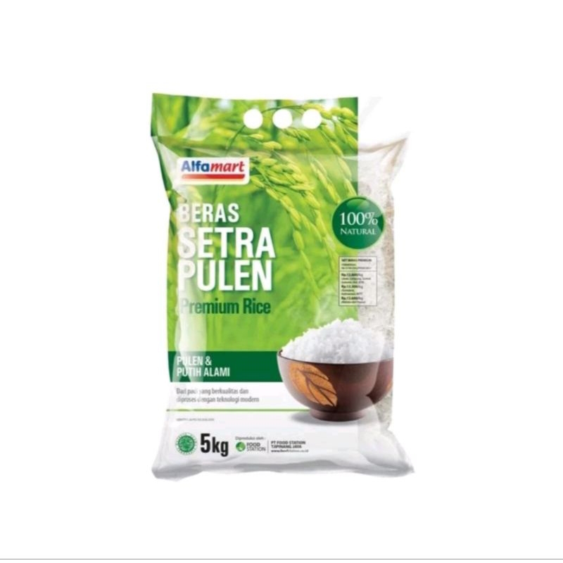

Beras Alfamart Setra Pulen Premium 5kg