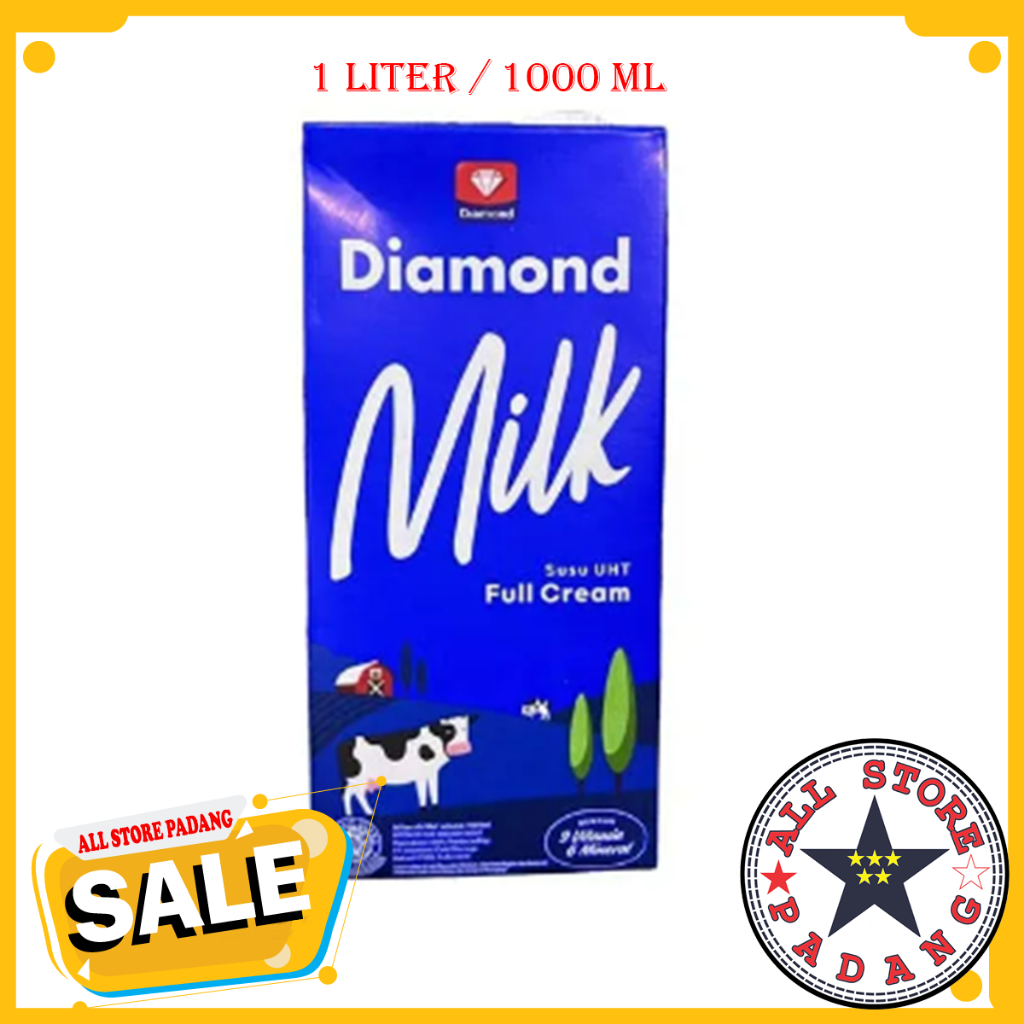 

Susu Diamond Milk UHT Full Cream 1 Liter