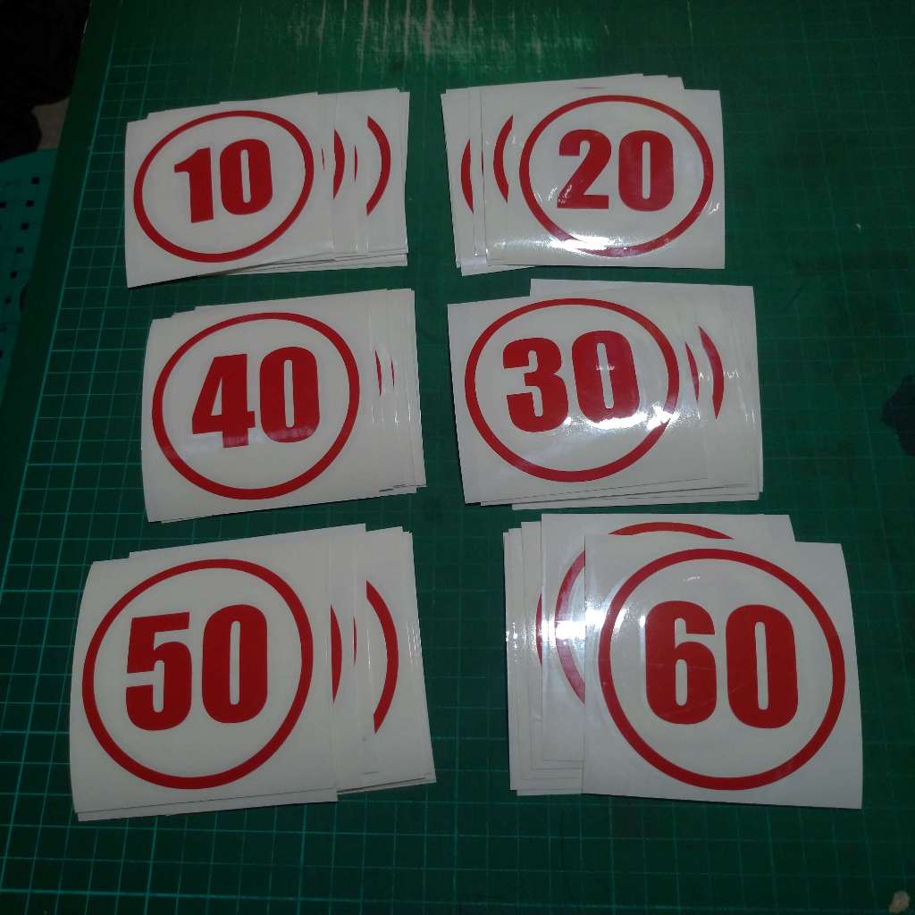 

STIKER BENTUK ANGKA BULAT UK DIAMETER 18 CM BAHAN ORACAL