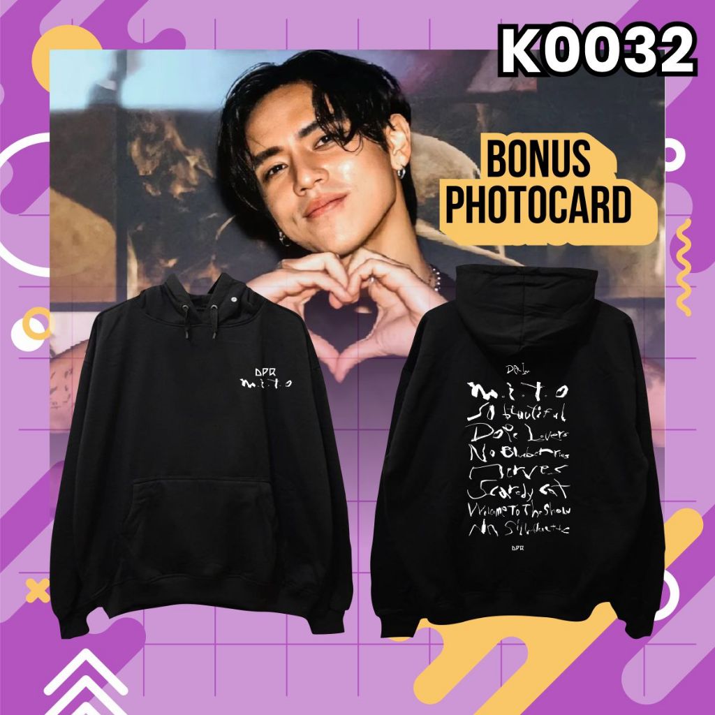 K0032 Jaket Sweater Hoodie DPR Ian MITO Tracklist Free Photocard