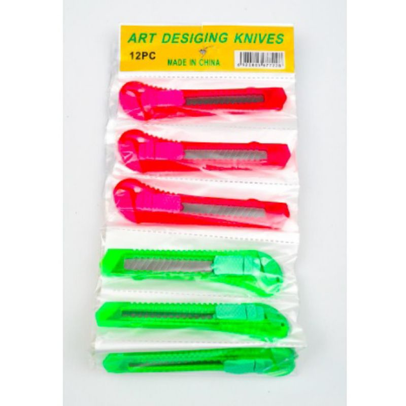 

Cutter Besar Plastik Cutter Bening Kater Pemotong Kertas Cutter Kertas