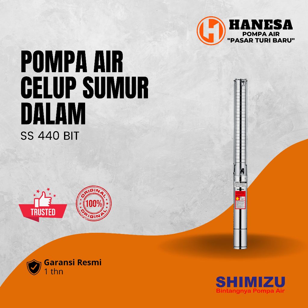 Pompa Air Celup Sumur Dalam Shimizu SS 440 BIT