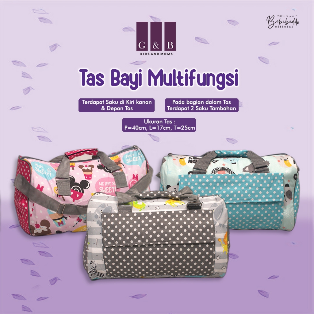 Diaper Bag Tas Bayi GNB Multifungsi Travelling