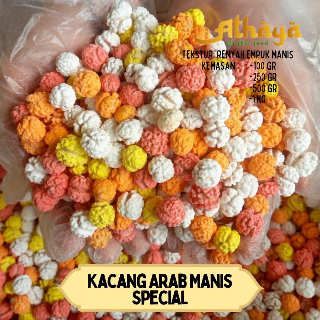 

Permen Kacang Arab/ Kacang Arab manis/ Sugar coated chickpeas/ Berkahjayahaji