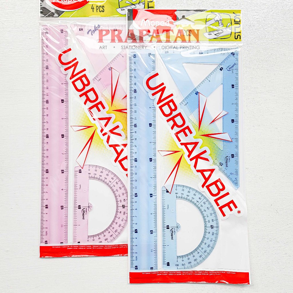 

Penggaris Set Maped Study Unbreakable DRAF981704 | Ruler Set