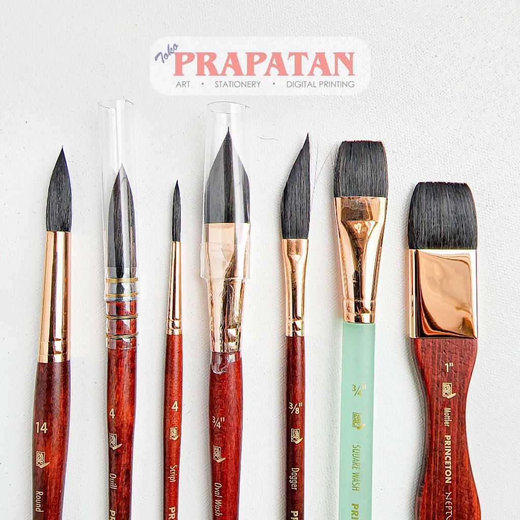 

Kuas Lukis Princeton Neptune Series 4750 Watercolor Brush JunDW