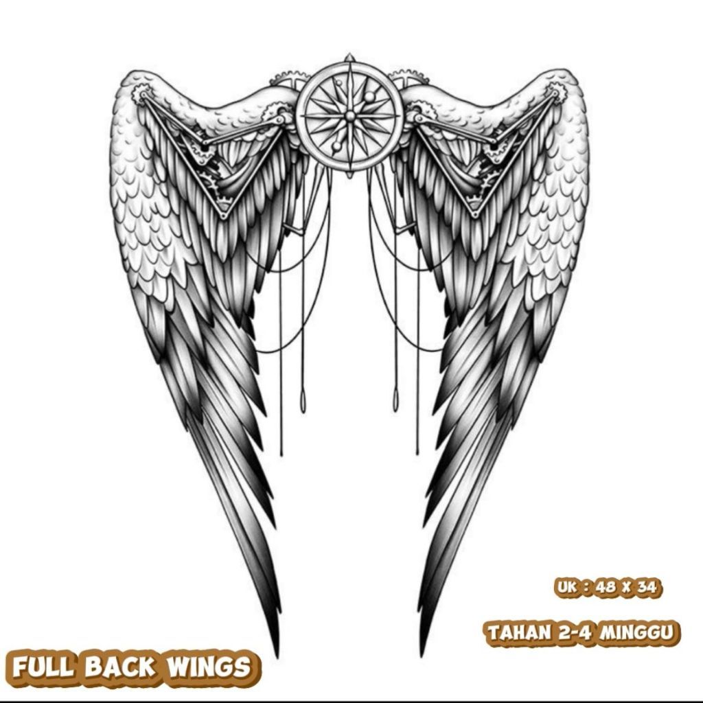 FULLBACK WINGS FRUIT INK TATTO SEMI PERMANENT