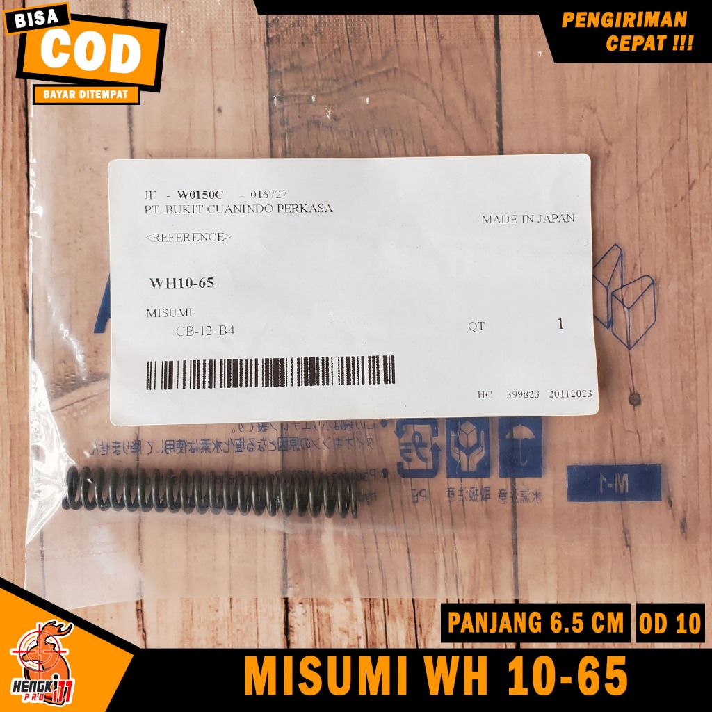 Per Misumi Mizumi Jepang Misumi Bulat WH 10-65 OD 10 Panjang 6.5 cm Keras