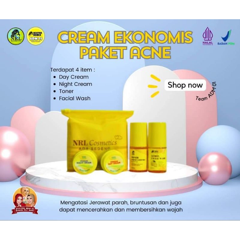 Cream NRL Ekonomis Paket Acne