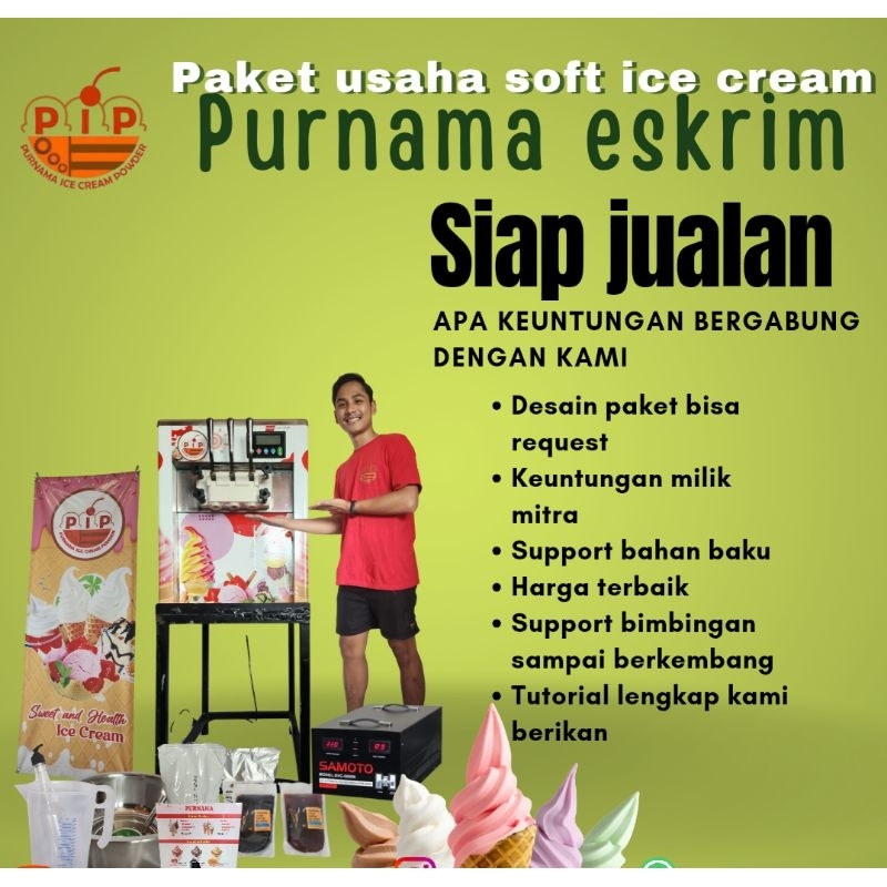 

paket usaha soft es krim