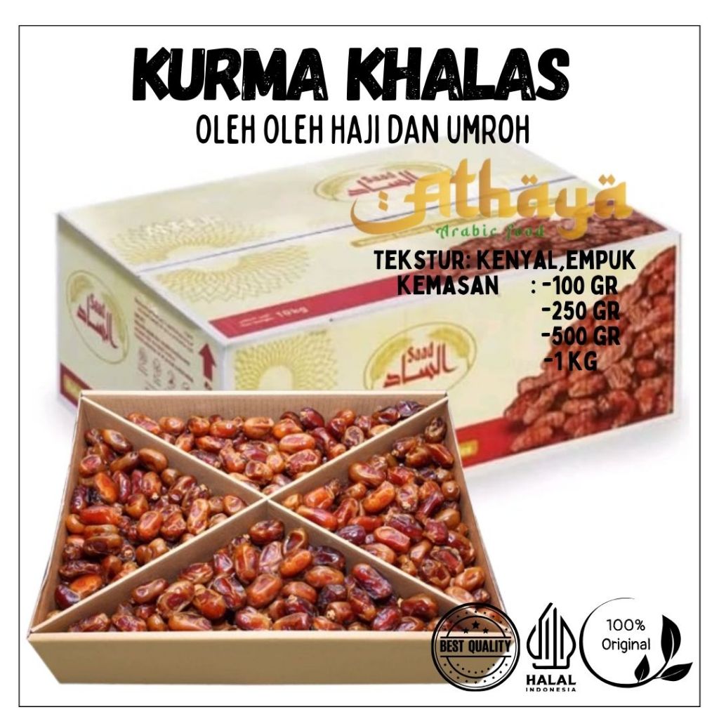 

kurma Khalas premium 10Kg