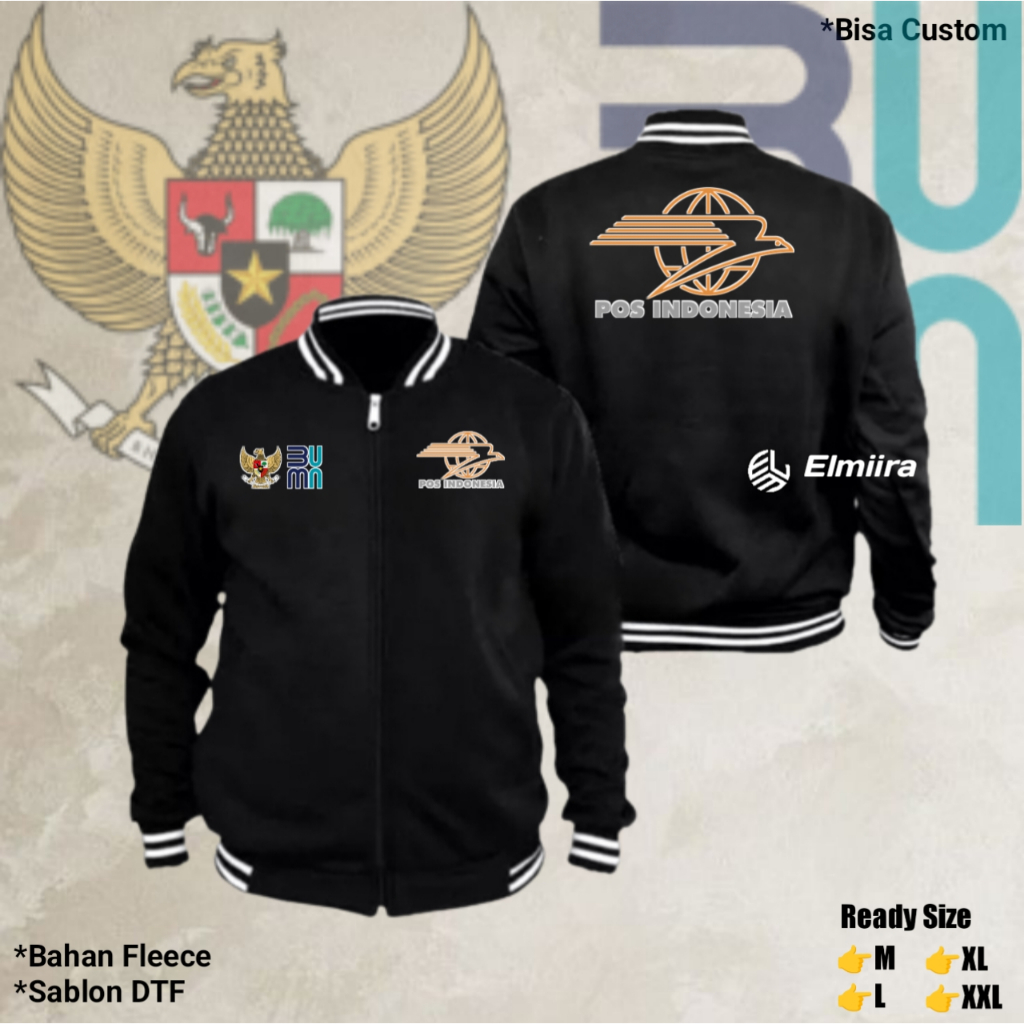 Jaket POS INDONESIA Varsity