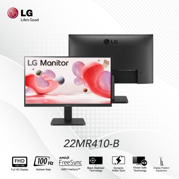 MONITOR 22inch LG 22MR410-B FHD VGA + HDMI FREESYNC