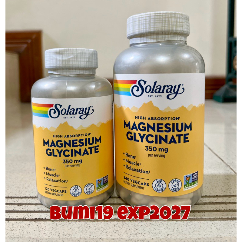 Solaray Magnesium Glycinate 350 mg