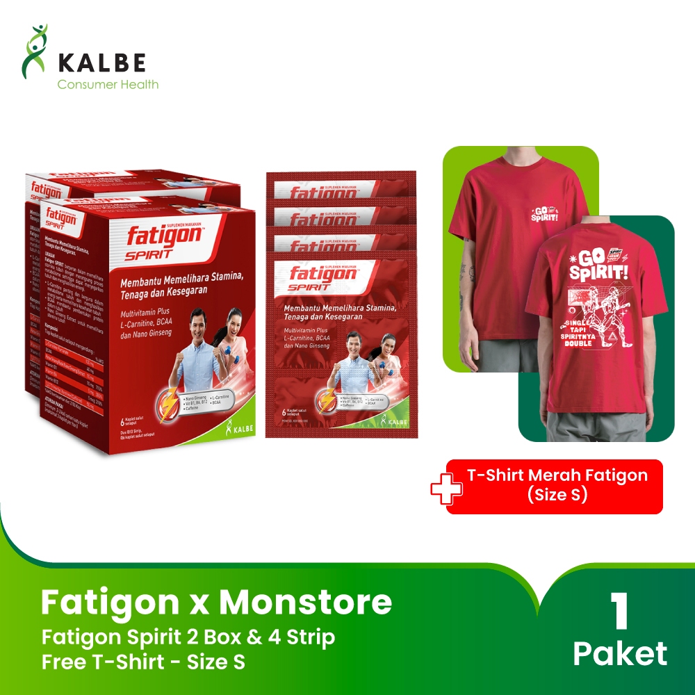 Fatigon x Monstore : Fatigon Spirit 2 Box &amp; 4 Strip Free T-Shirt