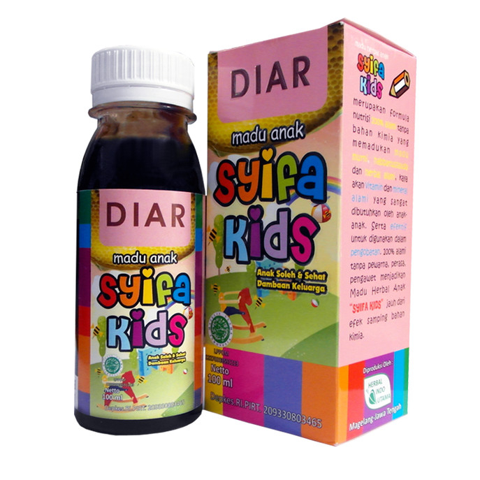 

SYIFA KIDS DIAR Madu Obat Diare Anak Sakit Perut Kembung Anak 100 ml