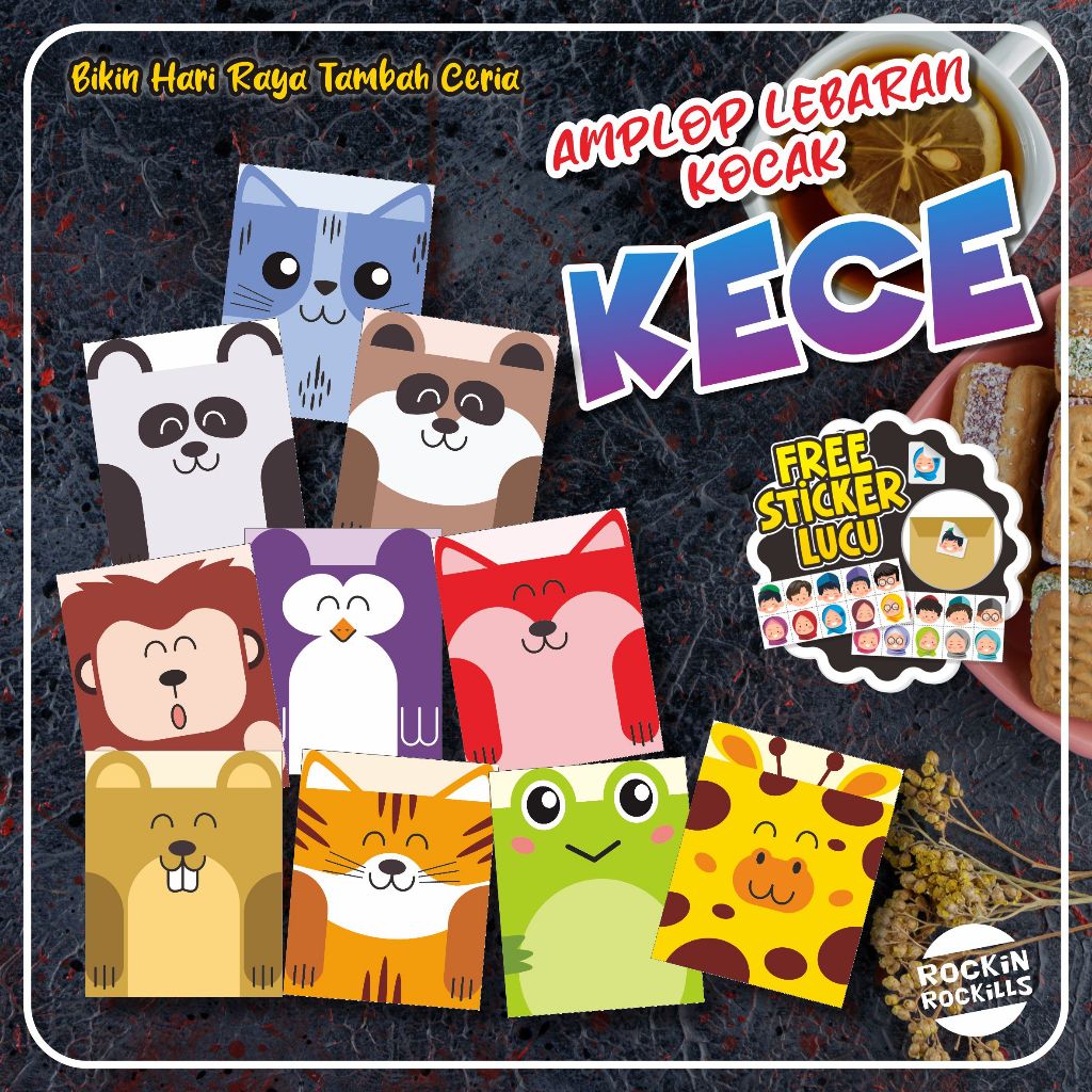 

Amplop Lebaran Kocak KECE (isi 10 pcs)
