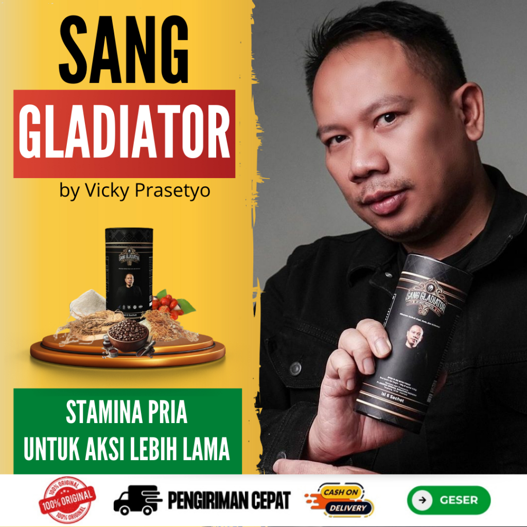 Kopi Gladiator kopi pria dewasa - moncer coffe - HALAL BPOM 1 BOX