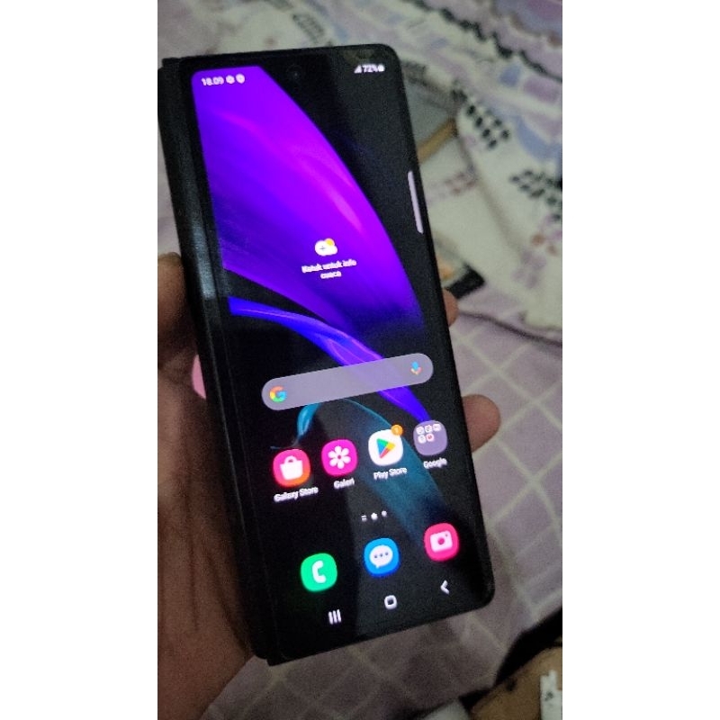 lcd depan samsung galaxy z fold 2 mulus normal