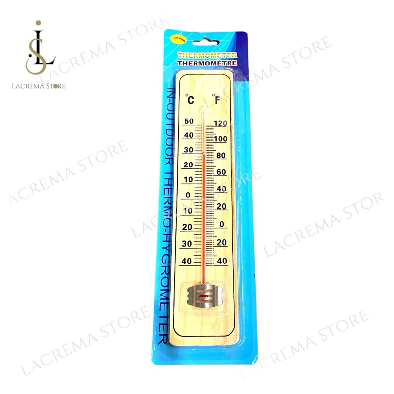 THERMOMETER KAYU / THERMOMETER RUANGAN KAYU /TERMOMETER KAYU