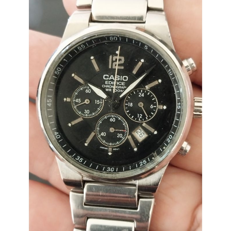 CASIO EDIFICE EF 500 Jam Tangan Pria chrono aktif second 988