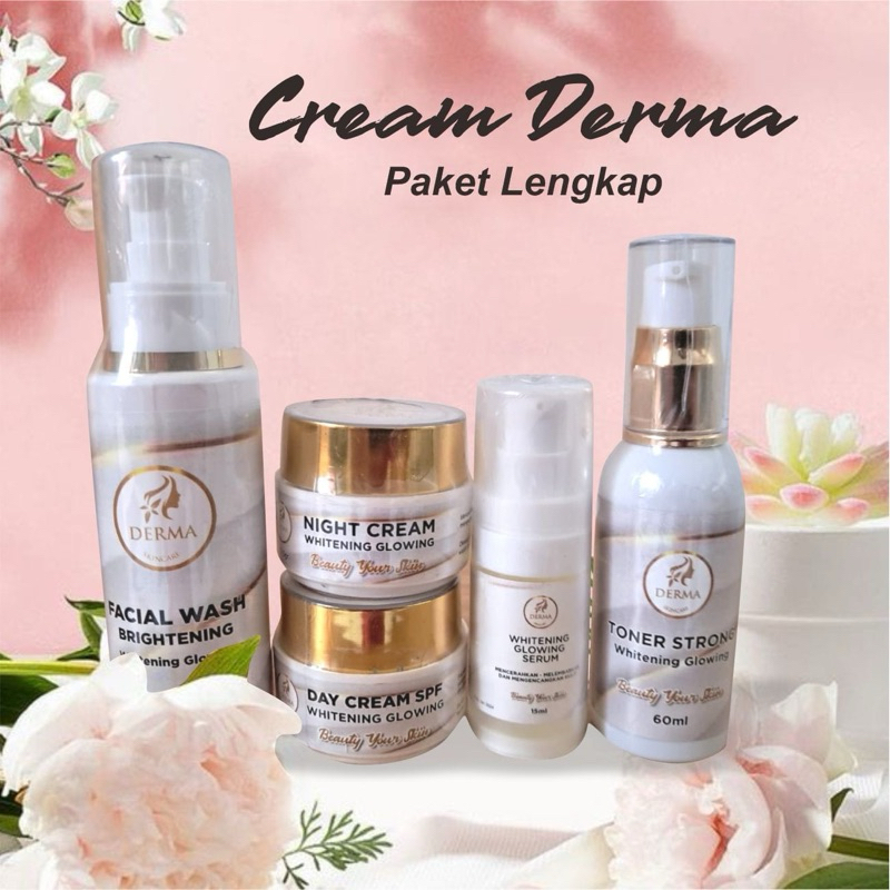 Paket Cream Super Premiiumm/Cream Derma Skincare Whitening glowing/Cream Glow up Magic