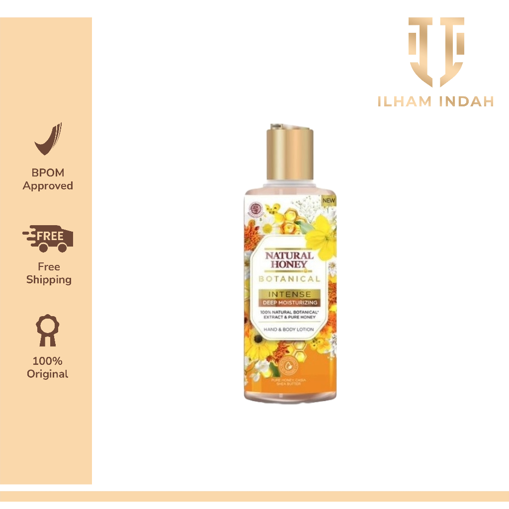 Natural Honey Botanical Hand Body Lotion 200ml