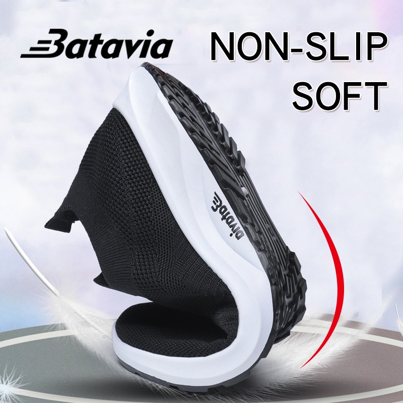 VALUE PACK CODBATAVIA SEPATU PRIA RAJUT SEPATU PRIA SEPATU TANPA TALI HITAM SEPATU PRIA SPORT MEN