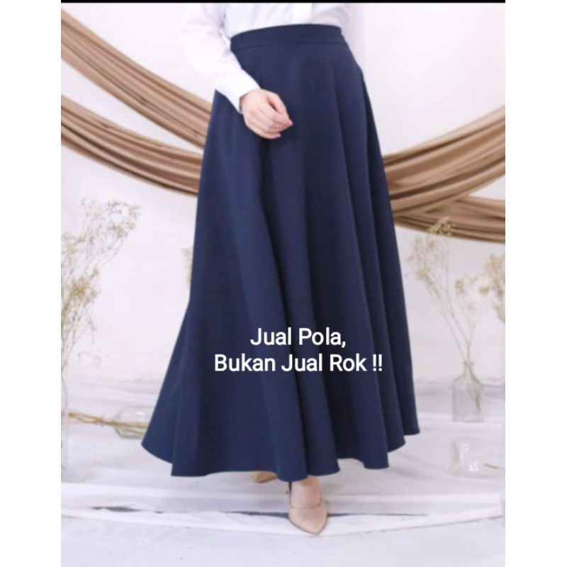 Pola Rok Payung / Pola Rok setengah Lingkaran